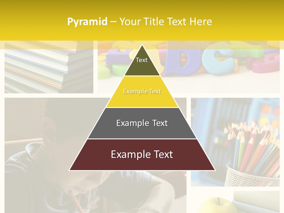 Study Studing Drawing Collection PowerPoint Template