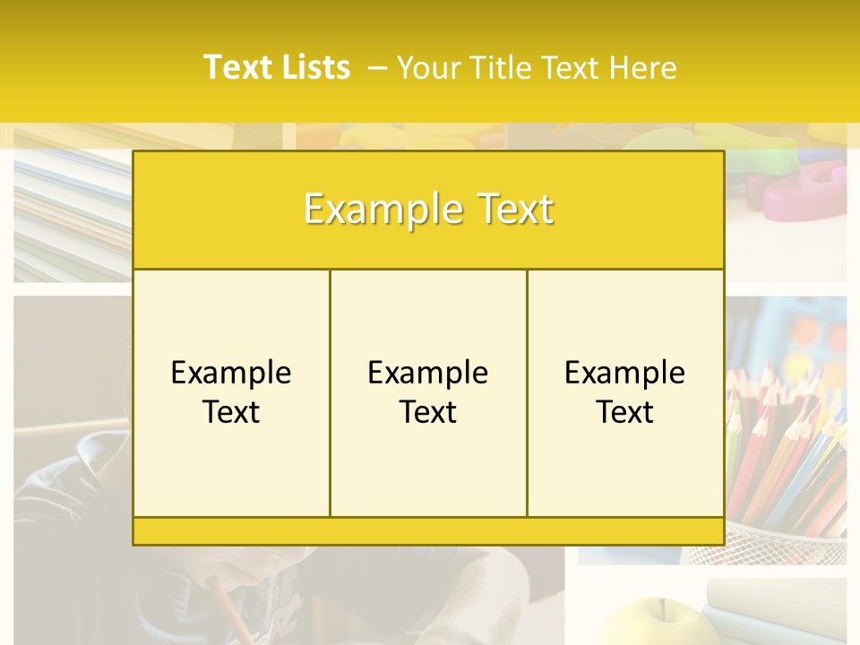 Study Studing Drawing Collection PowerPoint Template