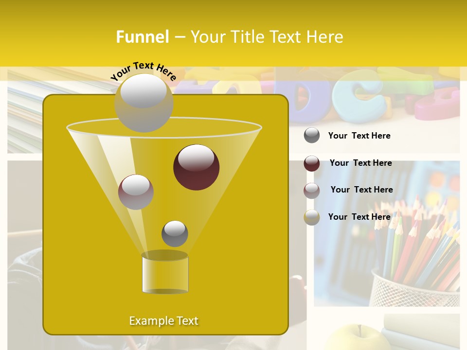 Study Studing Drawing Collection PowerPoint Template