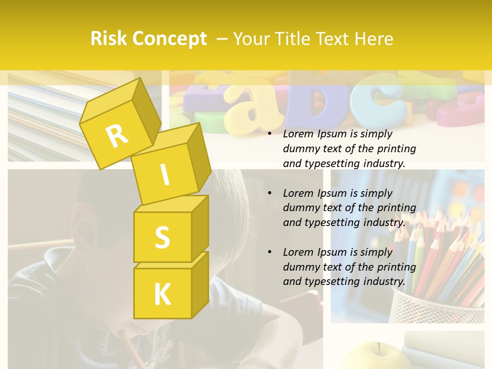 Study Studing Drawing Collection PowerPoint Template