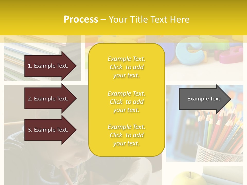 Study Studing Drawing Collection PowerPoint Template