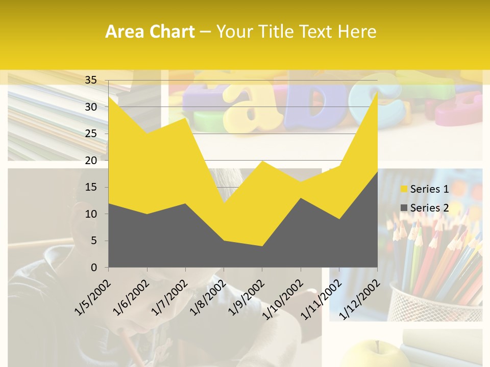 Study Studing Drawing Collection PowerPoint Template