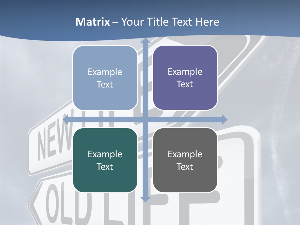 Old Happiness Fresh Start PowerPoint Template