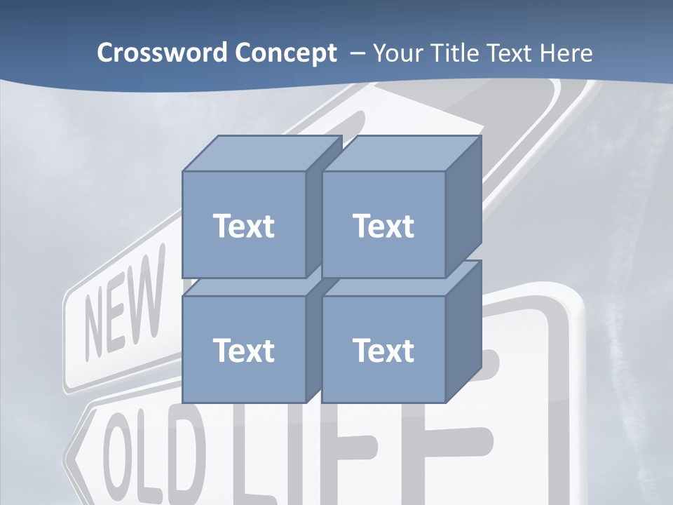 Old Happiness Fresh Start PowerPoint Template