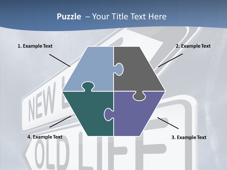 Old Happiness Fresh Start PowerPoint Template