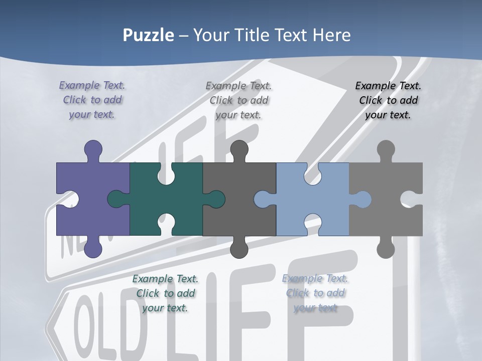 Old Happiness Fresh Start PowerPoint Template