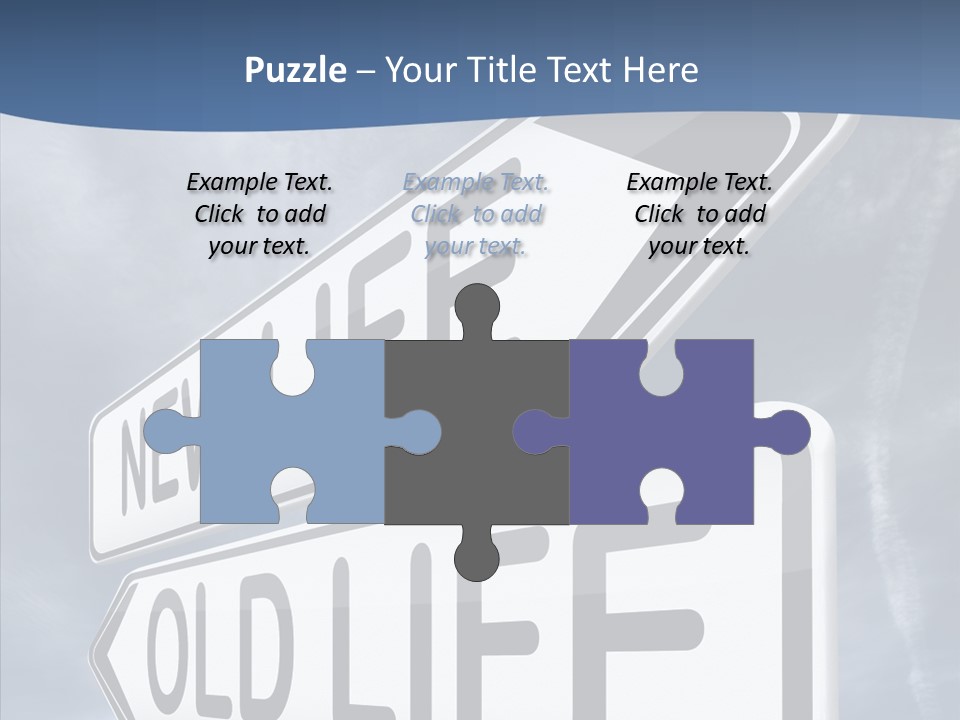 Old Happiness Fresh Start PowerPoint Template