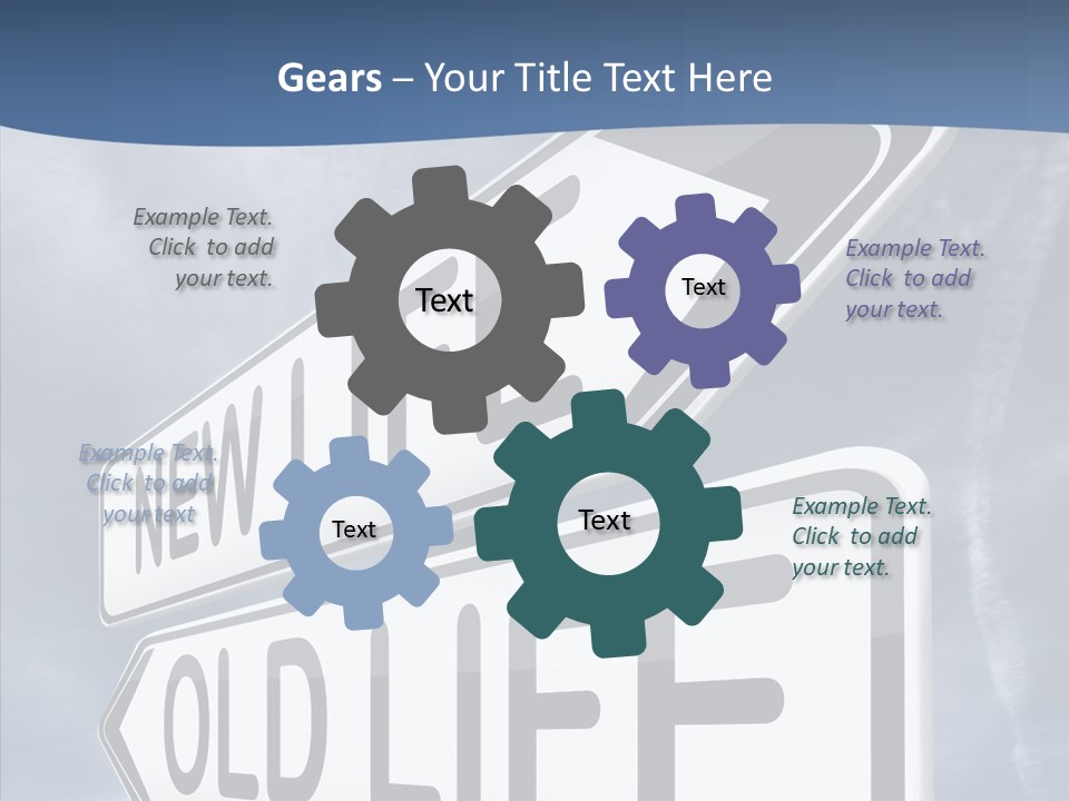 Old Happiness Fresh Start PowerPoint Template