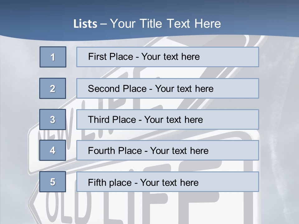Old Happiness Fresh Start PowerPoint Template