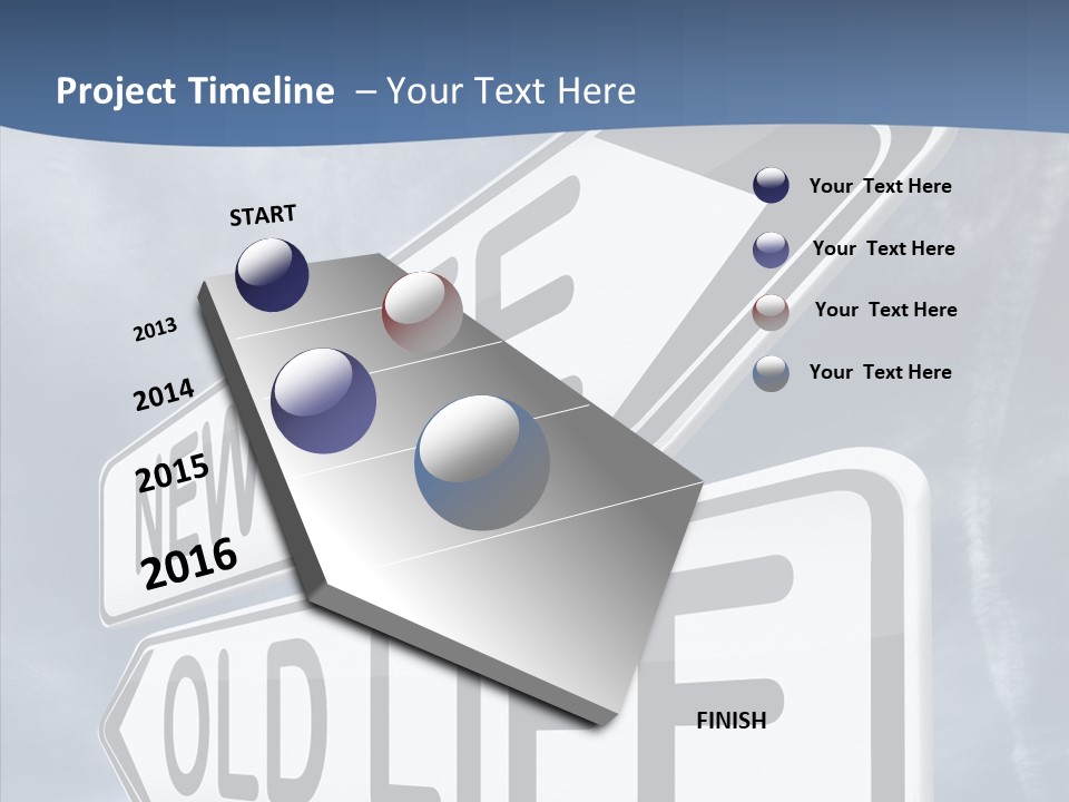 Old Happiness Fresh Start PowerPoint Template