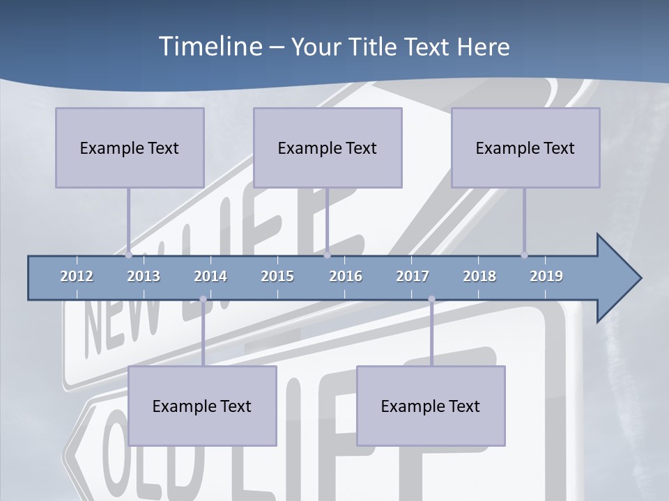 Old Happiness Fresh Start PowerPoint Template