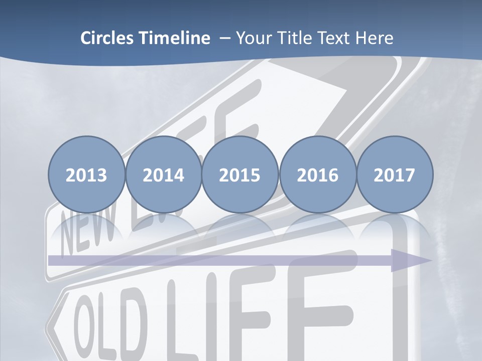 Old Happiness Fresh Start PowerPoint Template