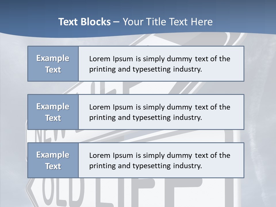 Old Happiness Fresh Start PowerPoint Template