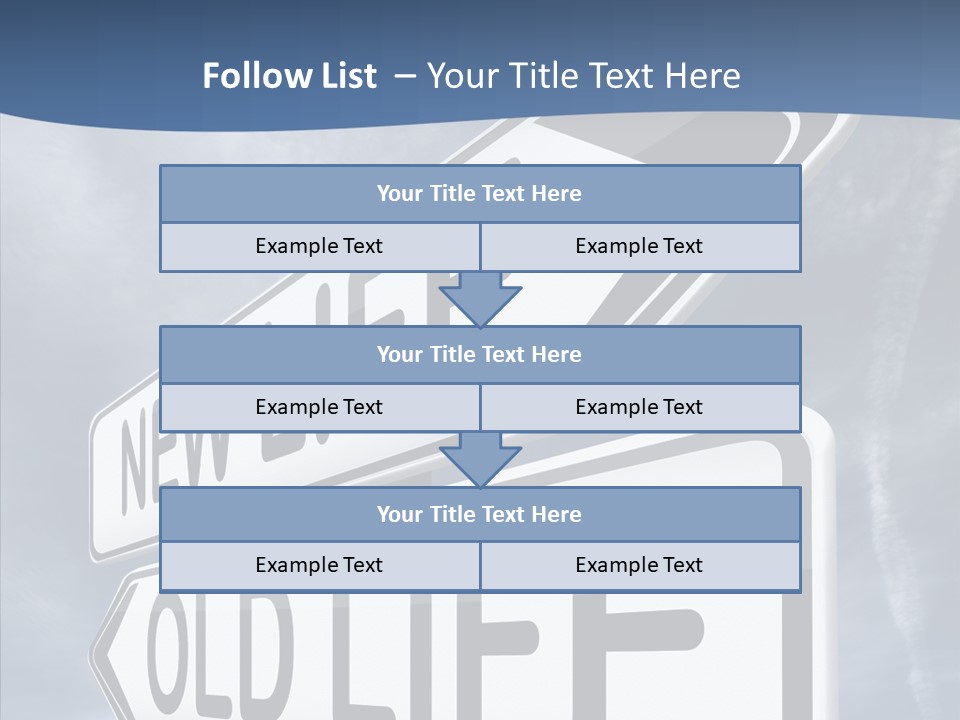 Old Happiness Fresh Start PowerPoint Template