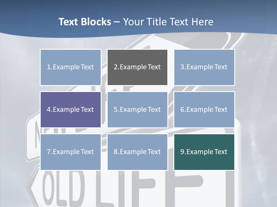 Old Happiness Fresh Start PowerPoint Template