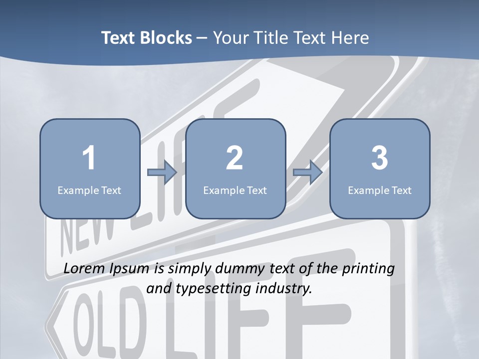Old Happiness Fresh Start PowerPoint Template