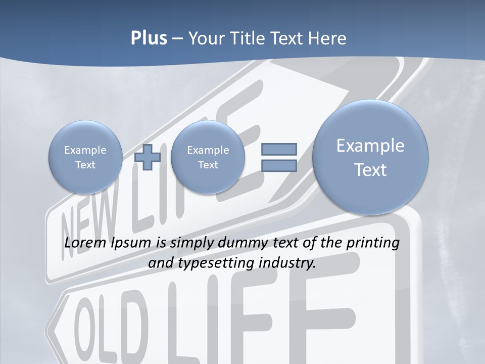 Old Happiness Fresh Start PowerPoint Template