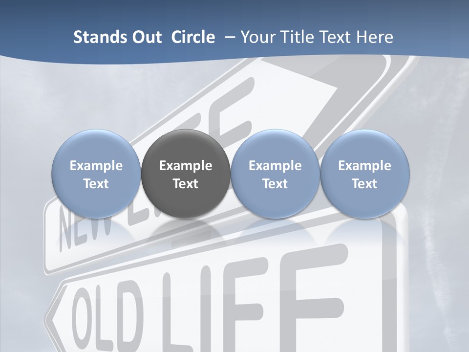 Old Happiness Fresh Start PowerPoint Template