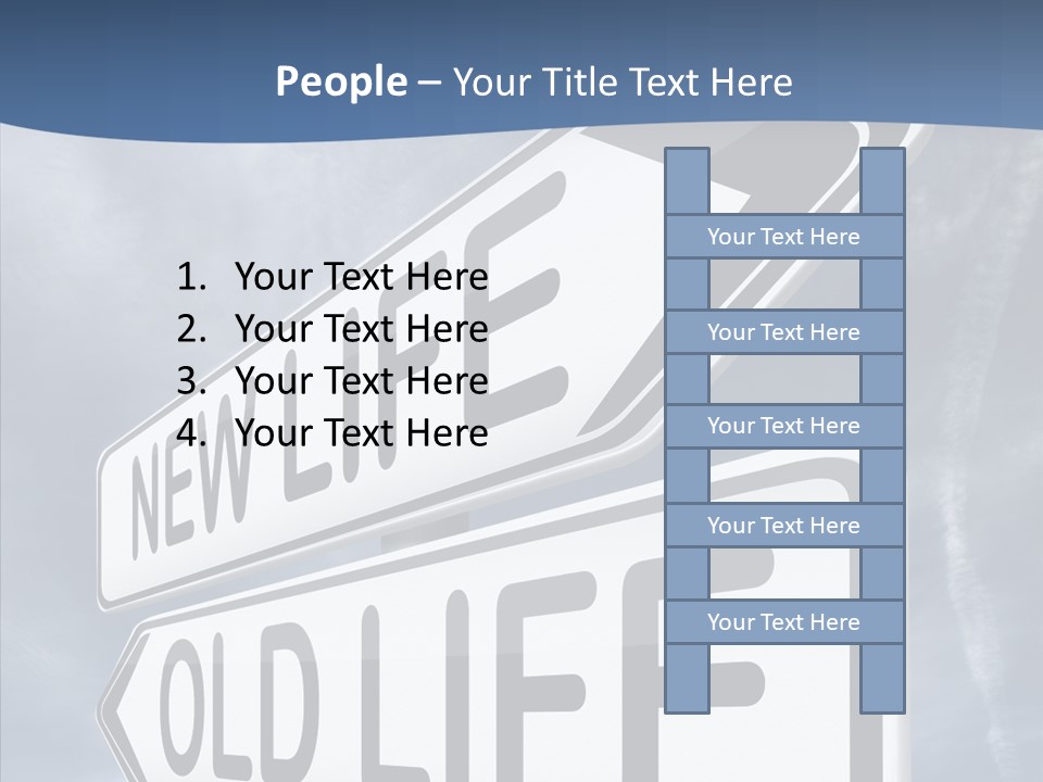 Old Happiness Fresh Start PowerPoint Template