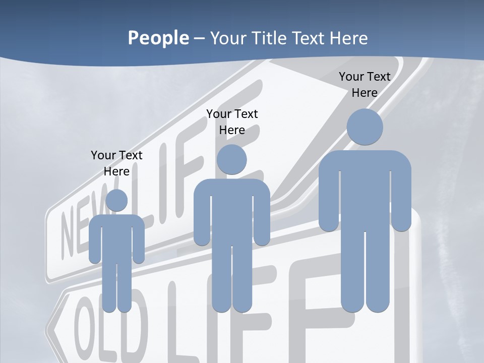 Old Happiness Fresh Start PowerPoint Template