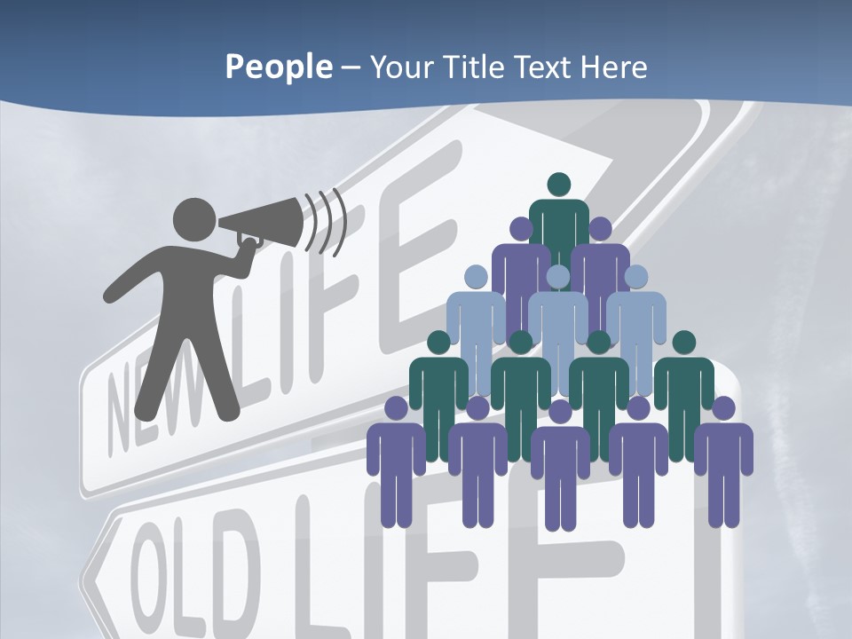 Old Happiness Fresh Start PowerPoint Template