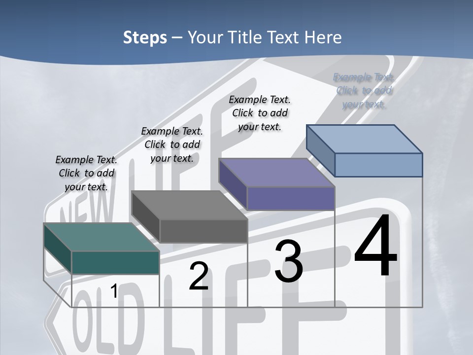Old Happiness Fresh Start PowerPoint Template