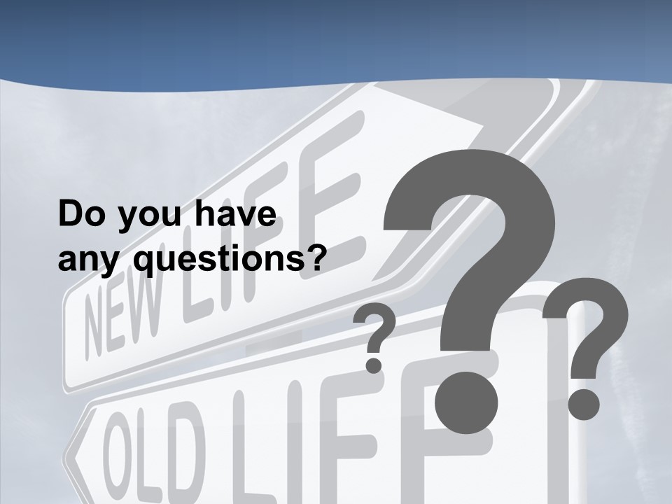 Old Happiness Fresh Start PowerPoint Template