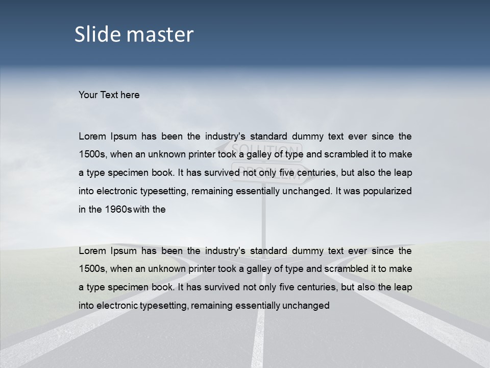 Future Person Success PowerPoint Template