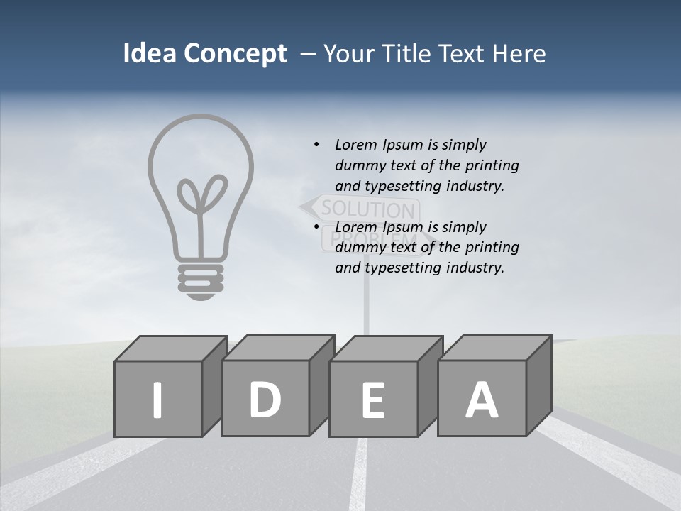 Future Person Success PowerPoint Template