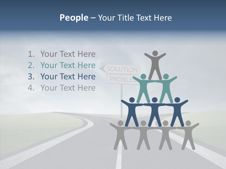 Future Person Success PowerPoint Template