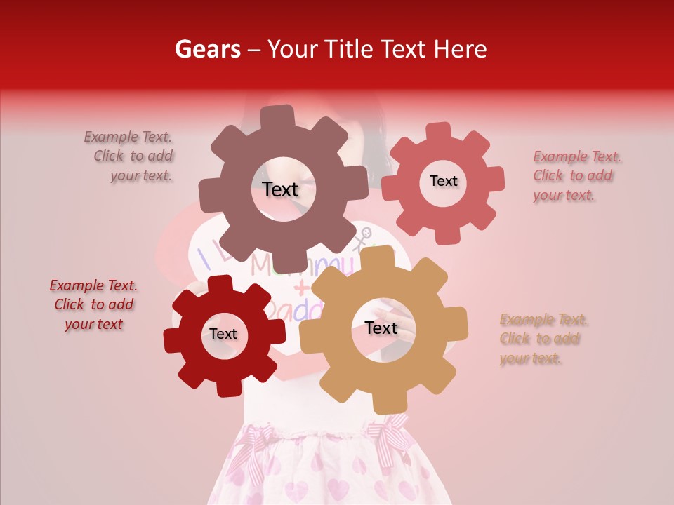 Hand Writing Color Hispanic PowerPoint Template