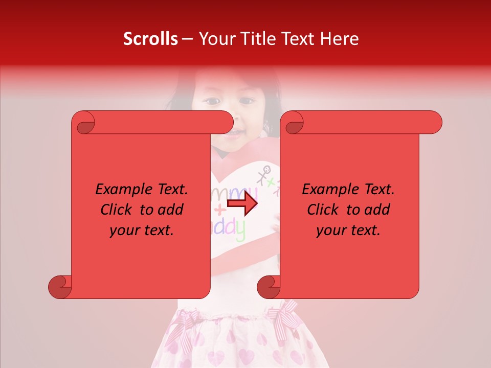 Hand Writing Color Hispanic PowerPoint Template