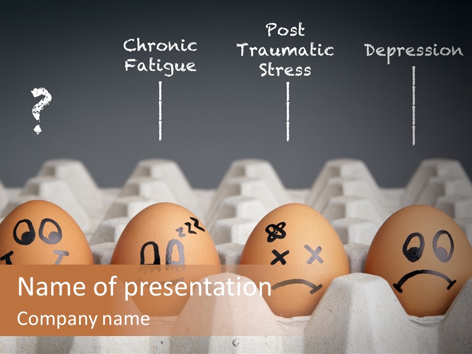 Disappointed Headache Tiredness PowerPoint Template