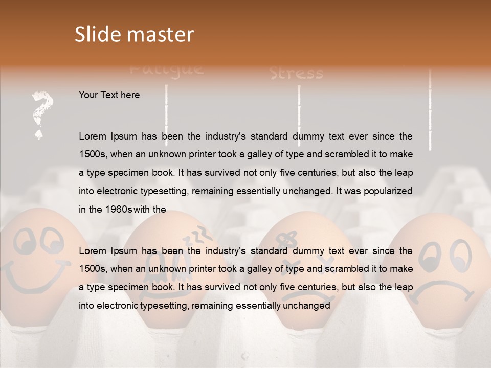 Disappointed Headache Tiredness PowerPoint Template