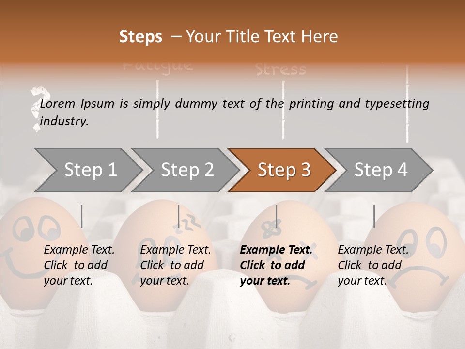 Disappointed Headache Tiredness PowerPoint Template