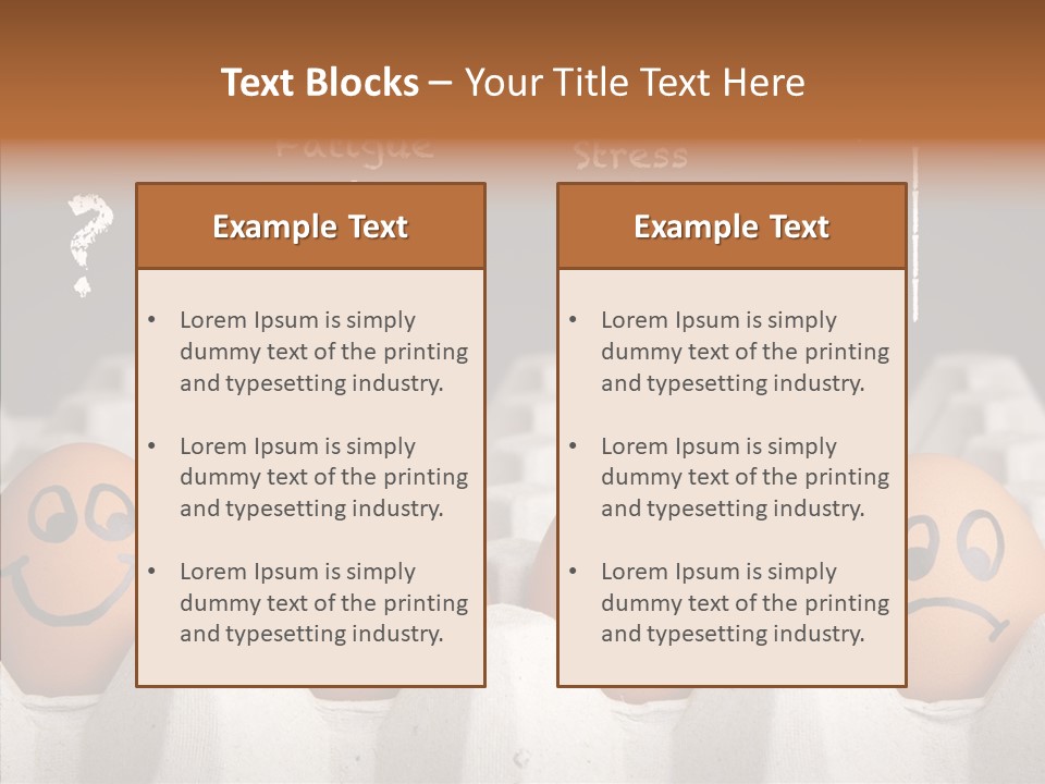 Disappointed Headache Tiredness PowerPoint Template
