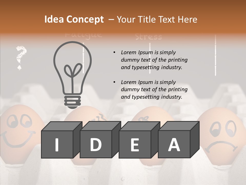 Disappointed Headache Tiredness PowerPoint Template