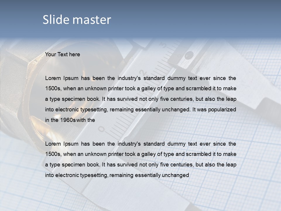 Liquid Engineering Turning PowerPoint Template
