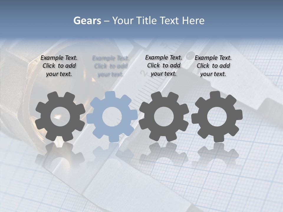 Liquid Engineering Turning PowerPoint Template