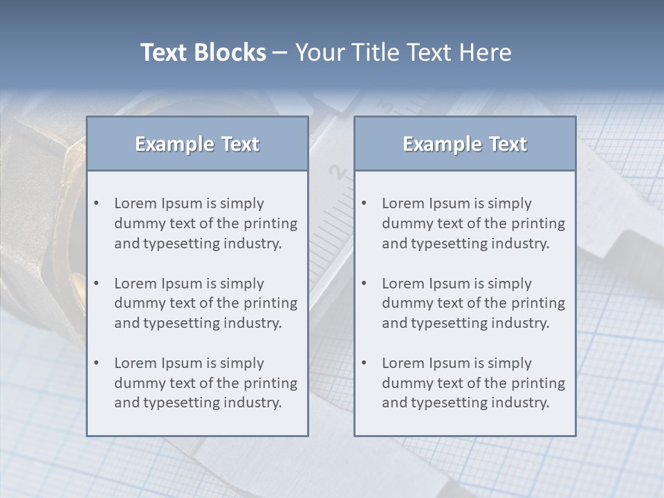 Liquid Engineering Turning PowerPoint Template