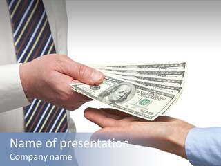 Wealth Human Transaction PowerPoint Template