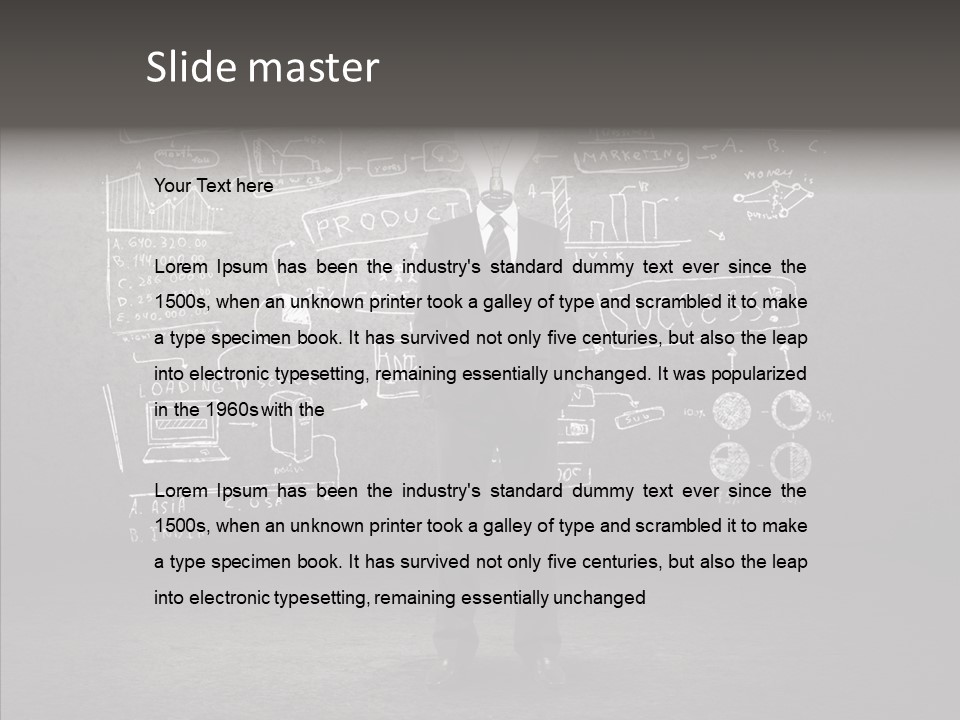 Dreaming Tracing Sketching PowerPoint Template