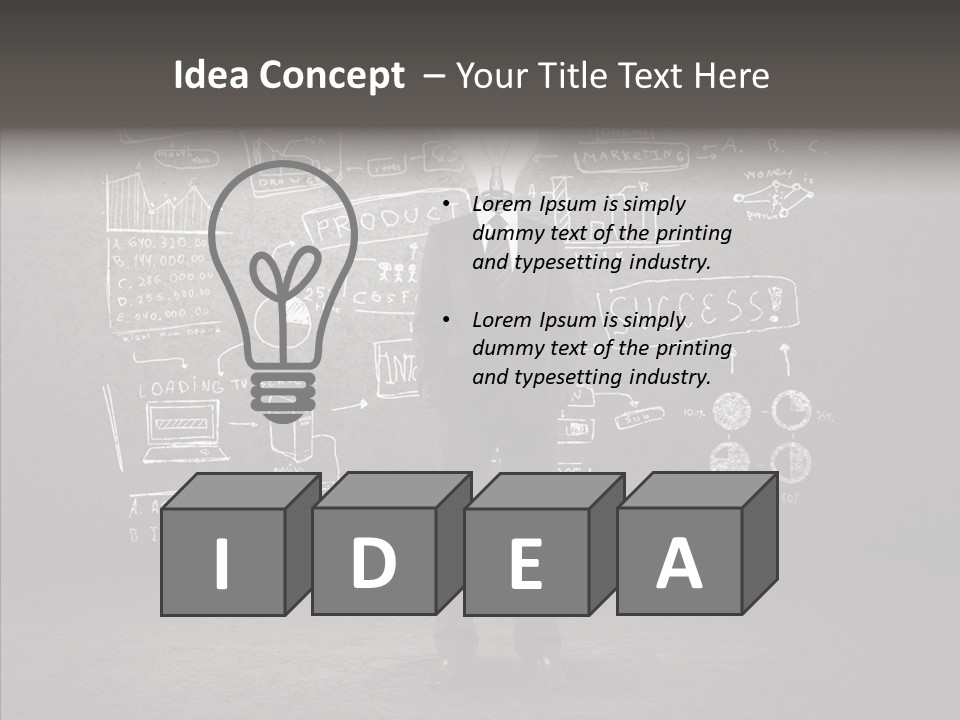 Dreaming Tracing Sketching PowerPoint Template