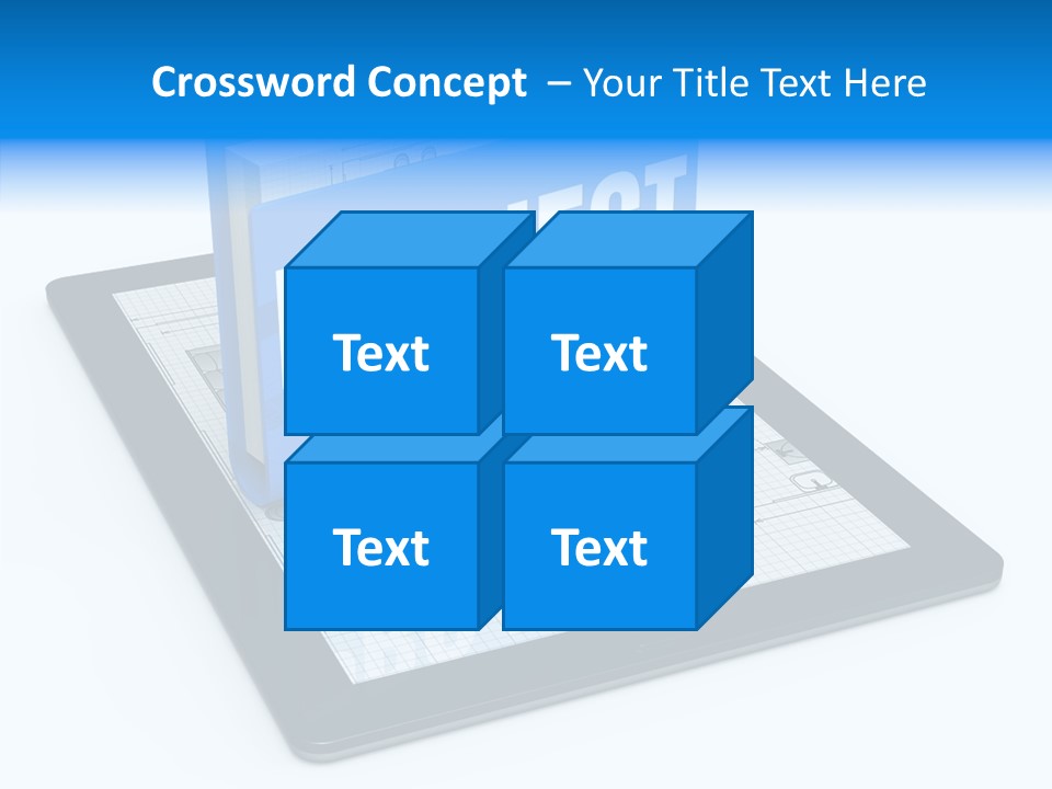 Floor Plan Sale Tablet Pc PowerPoint Template
