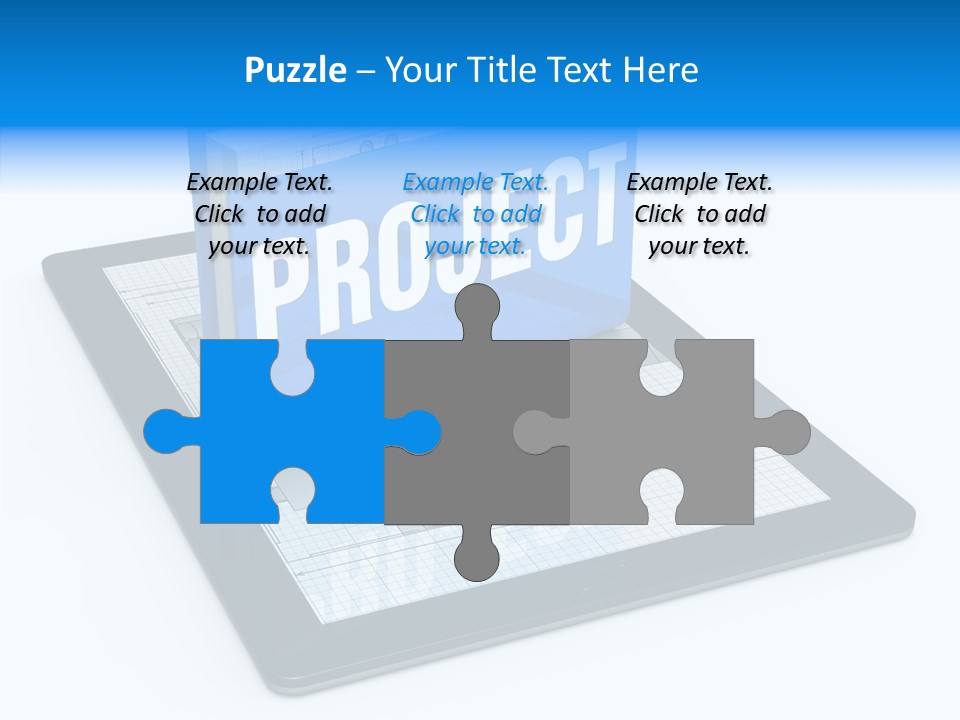 Floor Plan Sale Tablet Pc PowerPoint Template