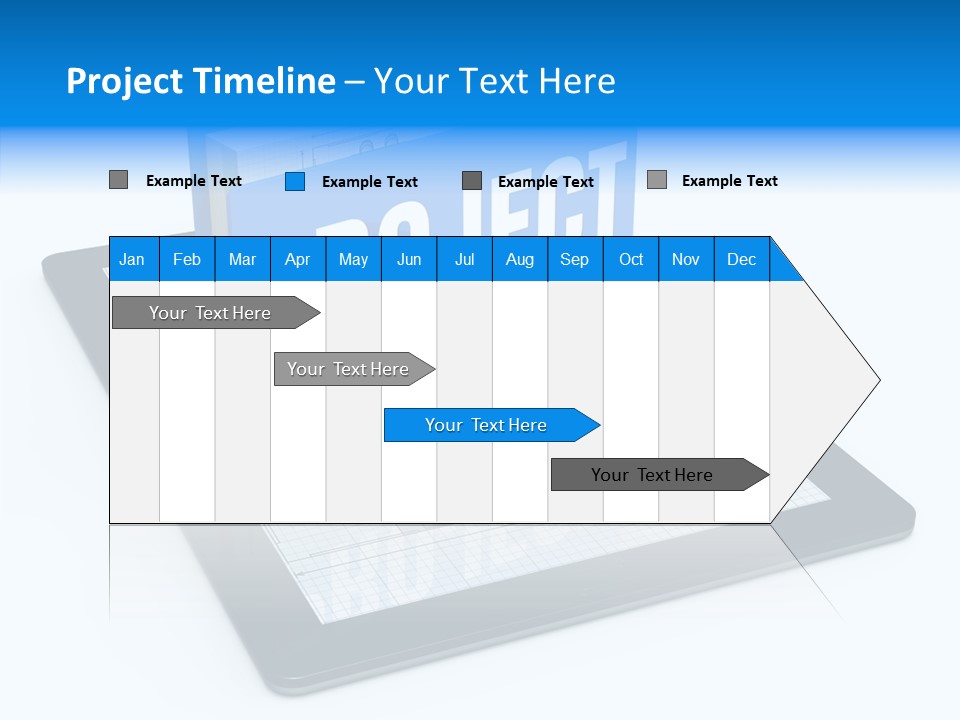 Floor Plan Sale Tablet Pc PowerPoint Template