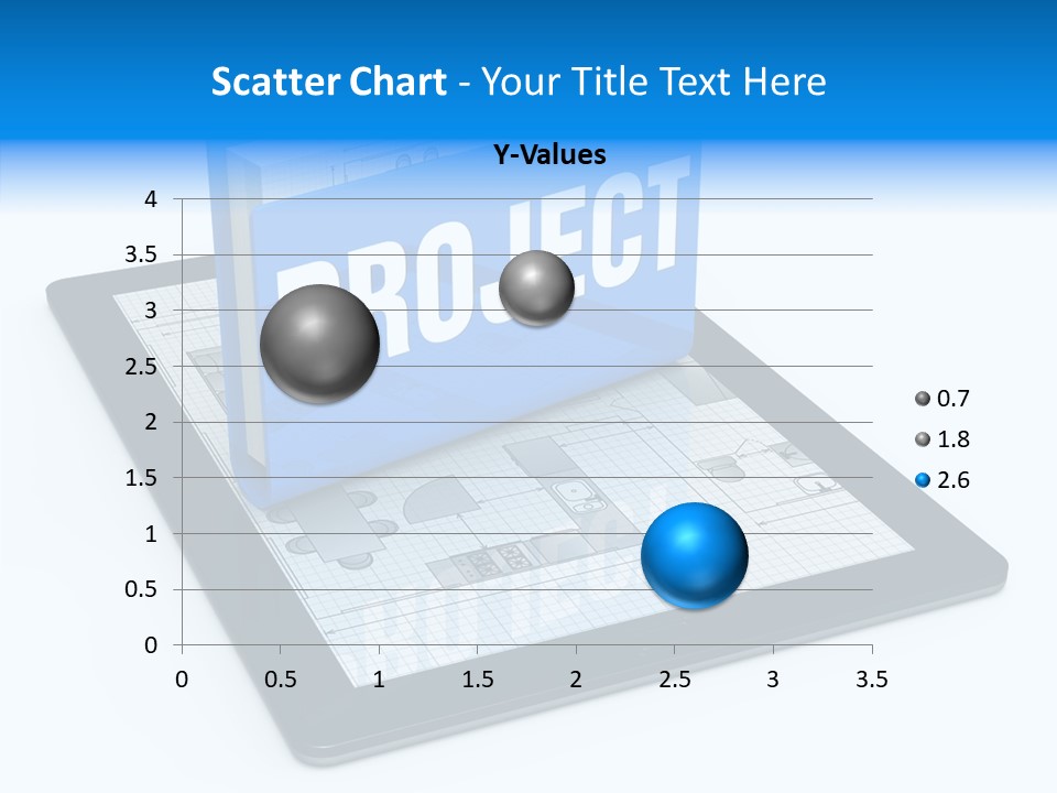 Floor Plan Sale Tablet Pc PowerPoint Template
