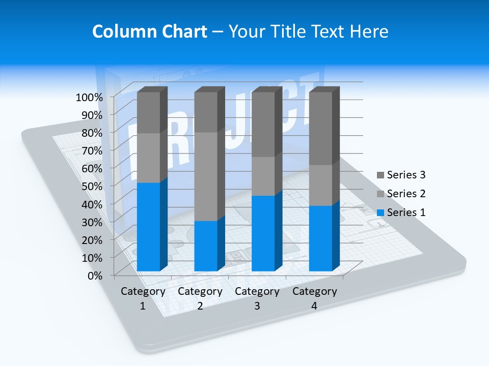 Floor Plan Sale Tablet Pc PowerPoint Template