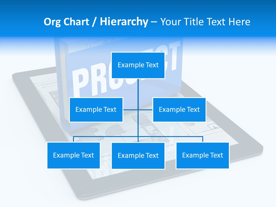 Floor Plan Sale Tablet Pc PowerPoint Template