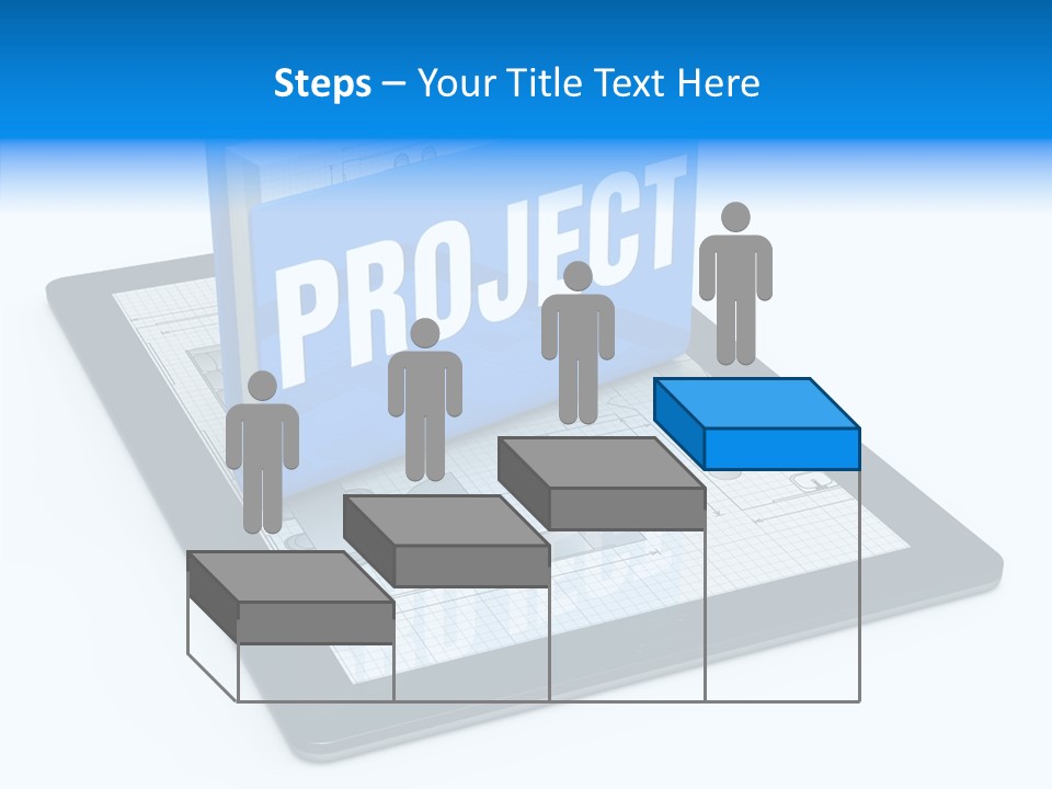 Floor Plan Sale Tablet Pc PowerPoint Template